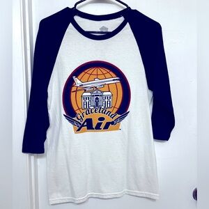 Elvis Presley Baseball Tee - Graceland Air TCB, Elvis Shirt